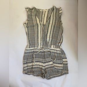 The Impeccable Pig | Breezy Striped Romper | XS